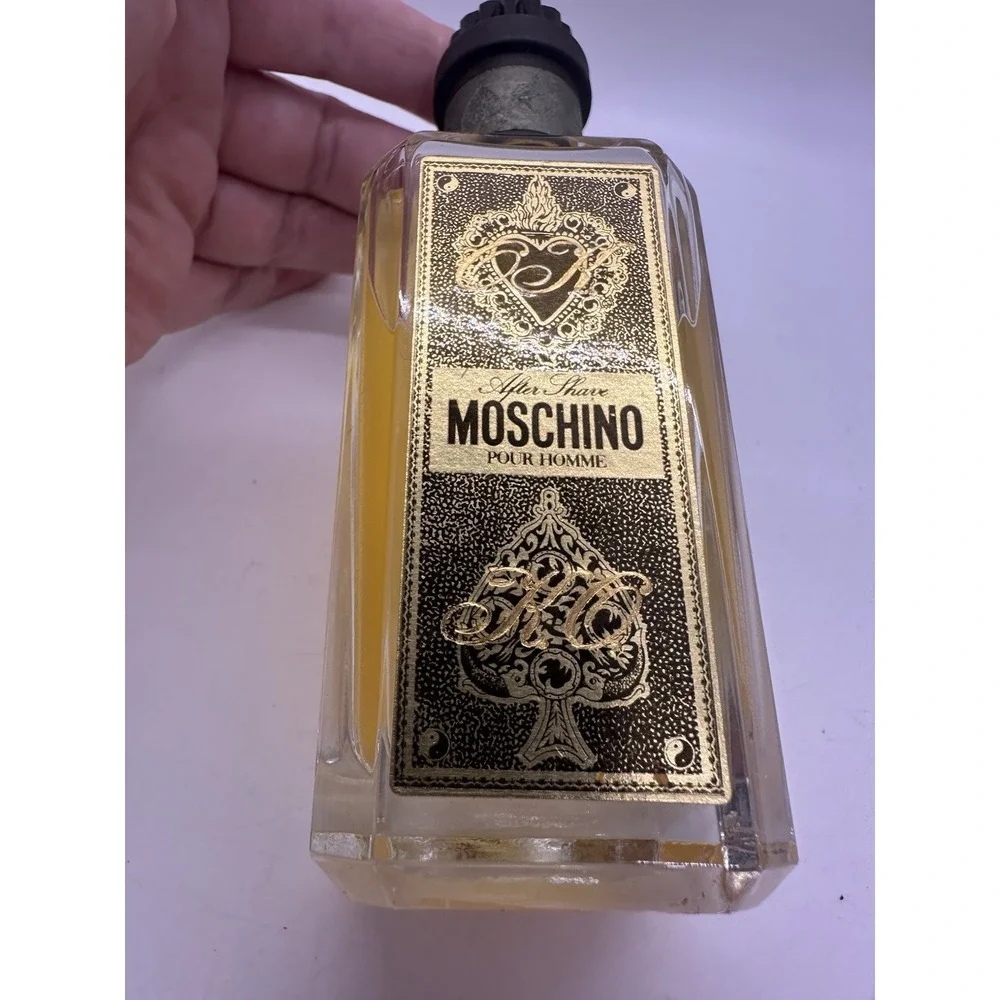 Vintage Moschino Pour Homme After Shave Splash 3.4 oz Rare Discontinued No Box‎